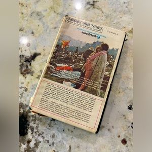 Original Woodstock 1969 Cassette Tape 2-Sided Original Box